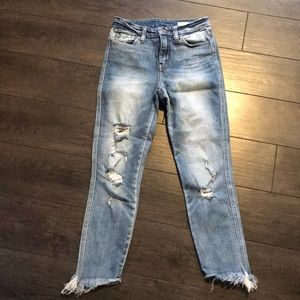 Ankle skinny jeans